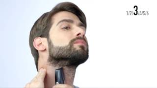 Creating a Balbo beard and soul patch look with the GD60 i-Shaper 3-in-1 Trimmer