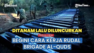 Rentetan Rudal Brigade Al-Quds Luluh Lantakkan Posisi Israel