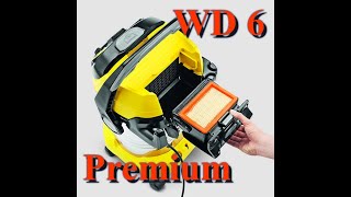 Обзор Пылесос, KarcherWD 6 P premium.