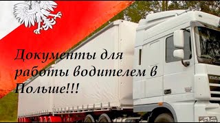 Иду в дальнобой!!! Документы для работы в Польше с нуля.