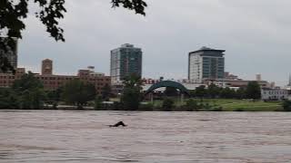Arkansas River Out of It’s Bank