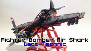 Aircraft Fighter-Bomber Air Shark Lego Technic / Самолет Истребитель Лего Техник