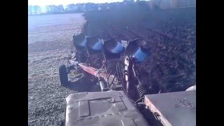 Т 150к  и плуг Unia Ibis 4+1