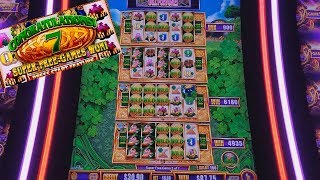 WONDER 4 TALL FORTUNES WILD LEPRE'COINS SLOT  SUPER FREE GAMES BONUS WIN | Livb Slot Play w/NG Slot