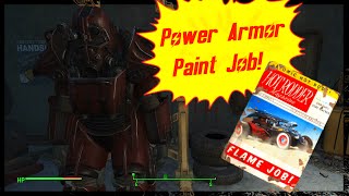 Fallout 4 | Power Armor Hot Rod Paint Job Magazine Location | HD