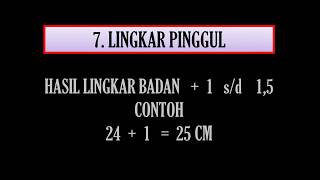 RUMUS SIMPEL MEMBUAT POLA BAJU YANG NYAMAN DI BADAN