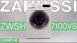 Zanussi ZWSH7100VS -  стиральная машина с опцией "Быстрая стирка" - Видеодемонстрация от Comfy.ua