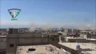 Cluster bomb over Kafr Zita