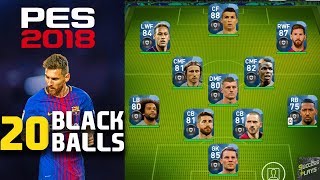 PES 18 Mobile MOD| HACK | Get 20 Black Ball 18B & 18C