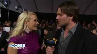 Carrie Underwood Gets Interviewed By Mike Fisher