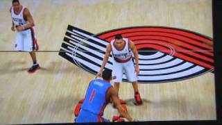 NBA 2k12 Better Not Have This! (T-Mac vs Brandon Roy) Fast Break!!!