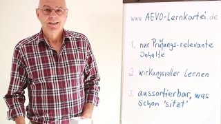 AdA-Schein schneller vorbereiten: mit Hilfe der AEVO-Lernkartei, Video