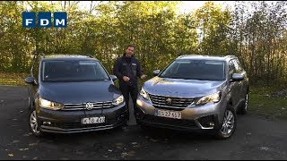 Dueltest VW Touran mod Peugeot 5008
