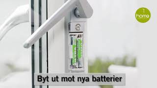 Vision Home | Hur byter jag batterierna?