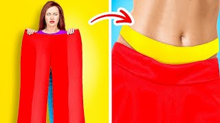Kiat Pakaian yang Keren untuk Cewek || Trik Fesyen DIY dan Perbaikan Darurat oleh 123 GO! Like