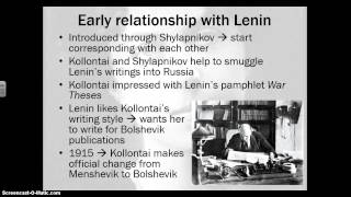 Alexandra Kollontai - Background Part 2