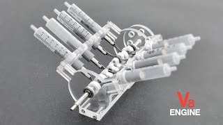 V8 Engine Using Magnets