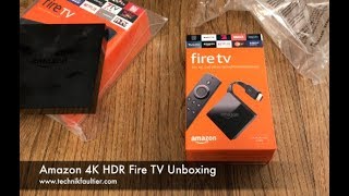 Amazon 4K HDR Fire TV Unboxing