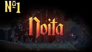 Играем в Noita Серия 1 "Маг на пороге таинственных пещер"