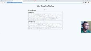 Tutorial PHP Om Puter: Buat halaman laporan donasi untuk admin dan menamilkan record dari database