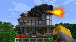 GIANT GODZILLA BEASTS APPEARS IN MY HOUSE IN MINECRAFT ! Minecraft Mods