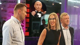 Политическое дзюдо Навальный Путин Собчак