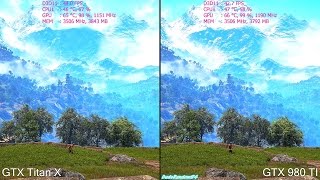 Far Cry 4 4K GTX 980 TI Vs GTX Titan X Frame Rate Comparison