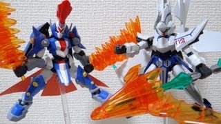 LBX ダブルレイウィング アキレスD9 オーディーンMk-2 カスタムエフェクトDX2 ダンボール戦機W