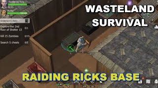 RAIDING RICKS BASE - WASTELAND SURVIVAL PC GAMEPLAY