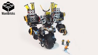 The Lego Ninjago Movie 70632 Quake Mech - Lego Speed Build