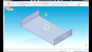 Solid edge ST4 - листовой металл. Урок 3 Интерфейс, перемещение в пространстве.