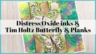 Distress Oxide ink smooching & heat embossing techniques