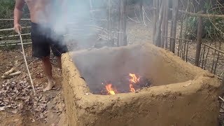 Primitive Life-Build Fence & Make a Tank-Primitive Technology used!