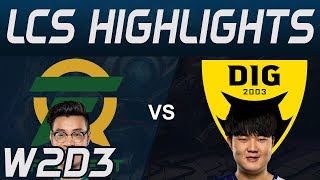 FLY vs DIG Highlights LCS Spring 2020 W2D3 Flyquest vs Dignitas LCS Highlights 2020 by Onivia
