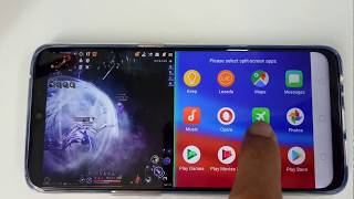 OPPO F9 multi window gaming demo: Lineage 2 Revolution + Black Desert Mobile