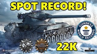 World of Tanks - Bat.-Châtillon 25 t - 22K SPOT DAMAGE! - WORLD SPOT RECORD!