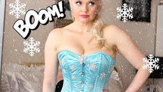 DIY Rhinestone Snowflake Corset | Snow Queen Corset