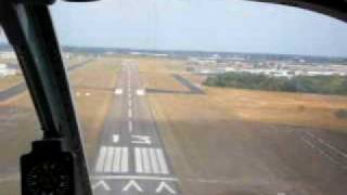 Short Approach with soft landing at T65 in a Cherokee PA-28