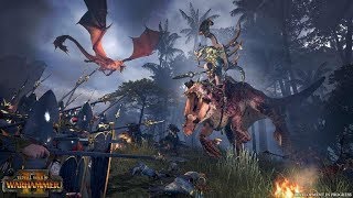 Total War WARHAMMER 2 | MEGA BATTLE 4 ARMY (Эльфы против Людоящеров и Скавенов)