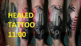 Fresh tattoo cover up in realism - свежая тату перекрытие [Алексей Михайлов] Екатеринбург