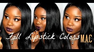 ♥ FAVORITE MAC fall lipsticks