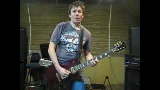 MiZZiE   TV War Accept Solo Guitar Cover