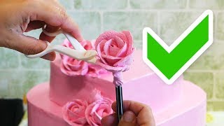 Розы на Торт 2019 из Крема
