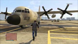 【日本版】ＧＴＡ５　軍事基地からＣ－１３０（輸送機）がどうしても欲しい！！（字幕実況）
