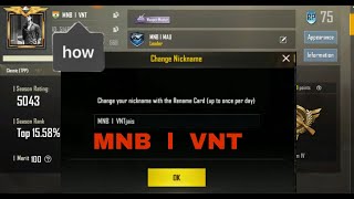 How To Add Spaces Between Names | Pubg Mobile (2019)