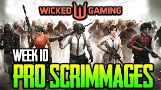 Wicked Gaming Pro Scrimmages Week 10  - ft. Nova, Misfits, PK, Confound | PUBG MOBILE