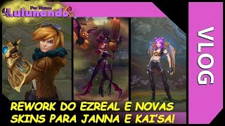 Rework do Ezreal e novas skins para Janna e Kaisa