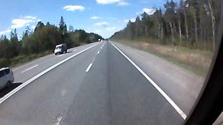 Жуткая авария! съемка изнутри авто.