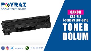 Canon CRG-712-Canon i-SENSYS LBP-3010 Toner Dolumu