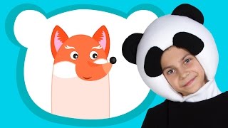 ПАЛЬЧИКИ - ТРИ МЕДВЕДЯ - Animals Finger Family Song - песенка считалочка про пальчики для малышей